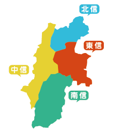長野県の地図